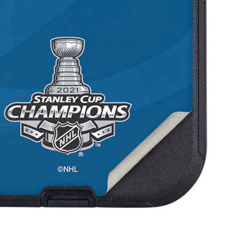 NHL 2021 Stanley Cup Champions Tampa Bay Lightning Otterbox Defender iPhone Skin