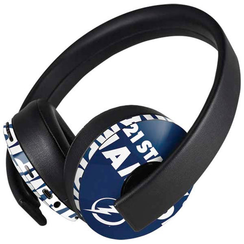 NHL 2021 Stanley Cup Champions Tampa Bay Lightning PlayStation 4 Gold Wireless Headset Skin