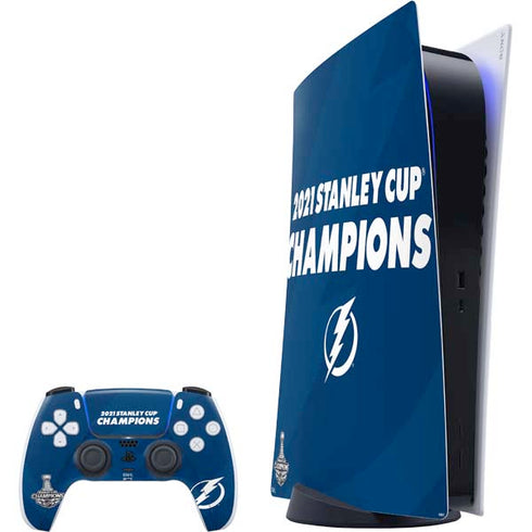 NHL 2021 Stanley Cup Champions Tampa Bay Lightning PlayStation PS5 Skins
