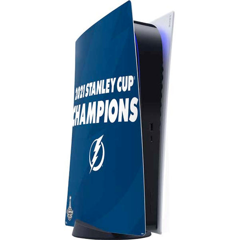 NHL 2021 Stanley Cup Champions Tampa Bay Lightning PlayStation PS5 Skins