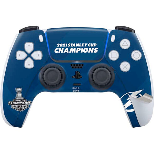 NHL 2021 Stanley Cup Champions Tampa Bay Lightning PS5 Pro Disk Bundle Skin