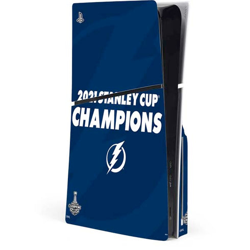 NHL 2021 Stanley Cup Champions Tampa Bay Lightning PlayStation PS5 Skins