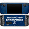 NHL 2021 Stanley Cup Champions Tampa Bay Lightning Steam Deck Handheld Gaming Computer OLED Skin