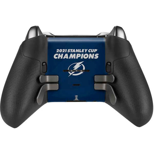 NHL 2021 Stanley Cup Champions Tampa Bay Lightning Xbox Elite Wireless Controller Series 2 Skin