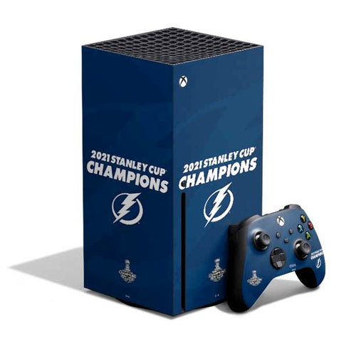 NHL 2021 Stanley Cup Champions Tampa Bay Lightning Xbox Series X Skins