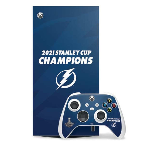 NHL 2021 Stanley Cup Champions Tampa Bay Lightning Xbox Series X Skins