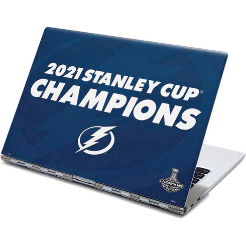 NHL 2021 Stanley Cup Champions Tampa Bay Lightning Yoga 910 2-in-1 14in Touch-Screen Skin