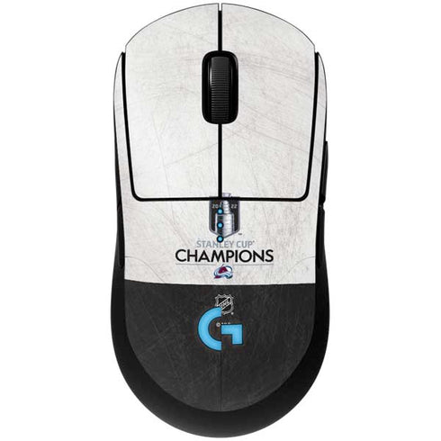 NHL 2022 Stanley Cup Champions Avalanche G Pro Wireless Gaming Mouse Skin