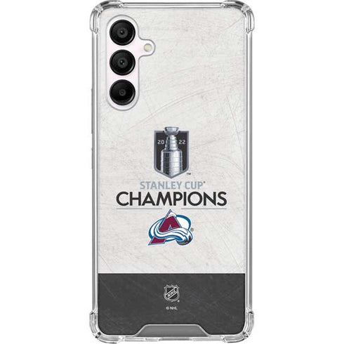 NHL 2022 Stanley Cup Champions Avalanche Galaxy A16 5G Clear Case