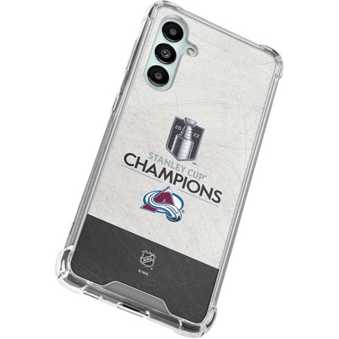 NHL 2022 Stanley Cup Champions Avalanche Galaxy A16 5G Clear Case