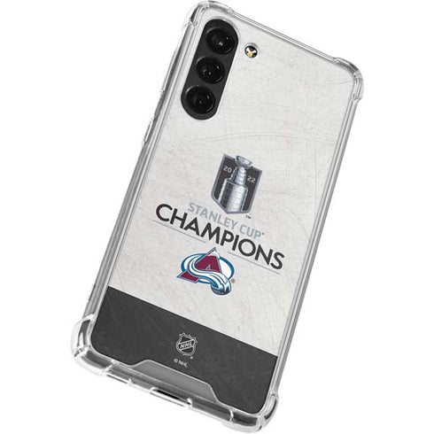NHL 2022 Stanley Cup Champions Avalanche Galaxy S24 FE Clear Case