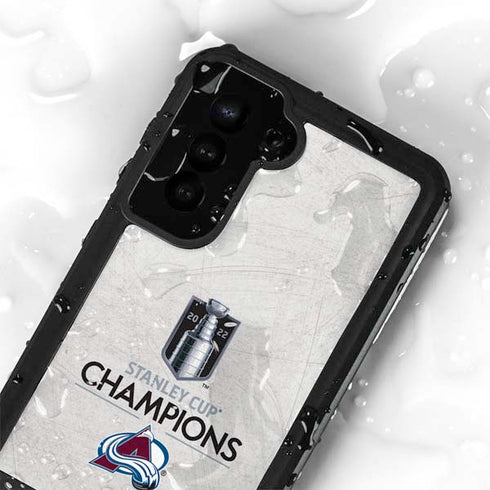 NHL 2022 Stanley Cup Champions Avalanche Galaxy S24 Plus Waterproof Case
