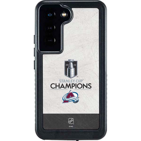 NHL 2022 Stanley Cup Champions Avalanche Galaxy S24 Waterproof Case