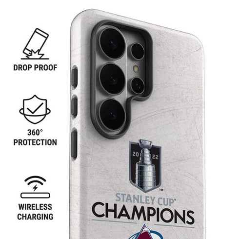 NHL 2022 Stanley Cup Champions Avalanche Galaxy S26 Ultra Impact Case