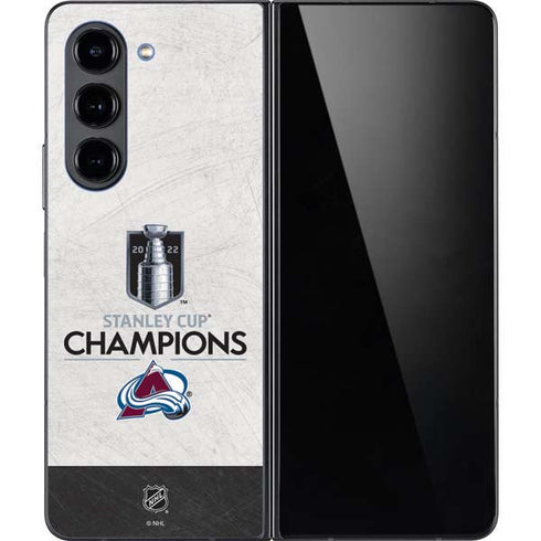 NHL 2022 Stanley Cup Champions Avalanche Galaxy Z Fold5 5G Skin
