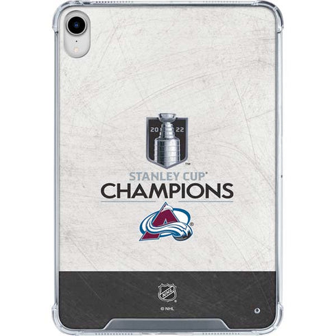 NHL 2022 Stanley Cup Champions Avalanche iPad 11th Gen (2025) Clear Case