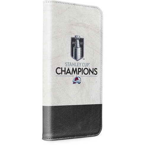 NHL 2022 Stanley Cup Champions Avalanche iPhone 15 Folio Case