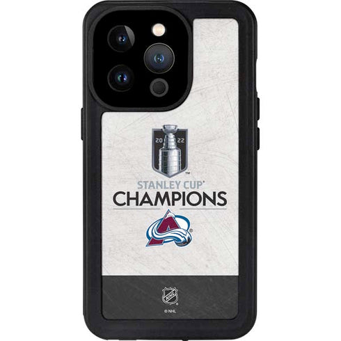 NHL 2022 Stanley Cup Champions Avalanche iPhone 15 Pro Waterproof Case
