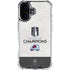 NHL 2022 Stanley Cup Champions Avalanche iPhone 16 Clear Case