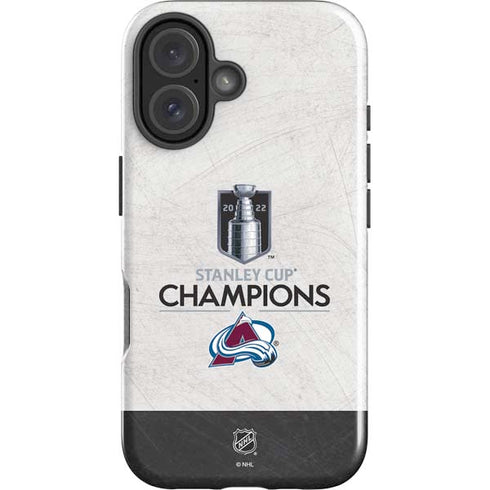 NHL 2022 Stanley Cup Champions Avalanche iPhone 16 Impact Case