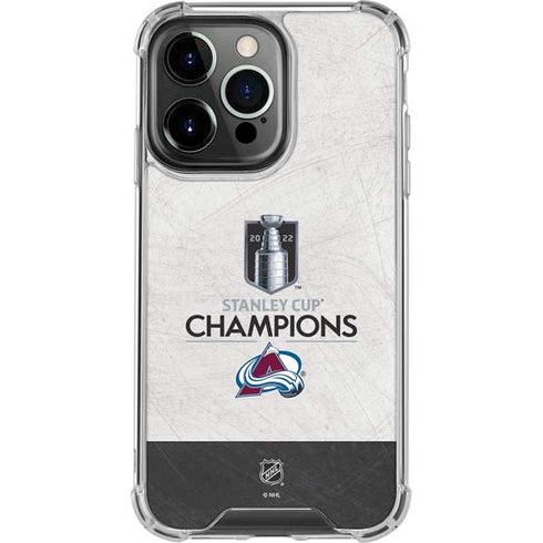 NHL 2022 Stanley Cup Champions Avalanche iPhone 16 Pro Max Clear Case
