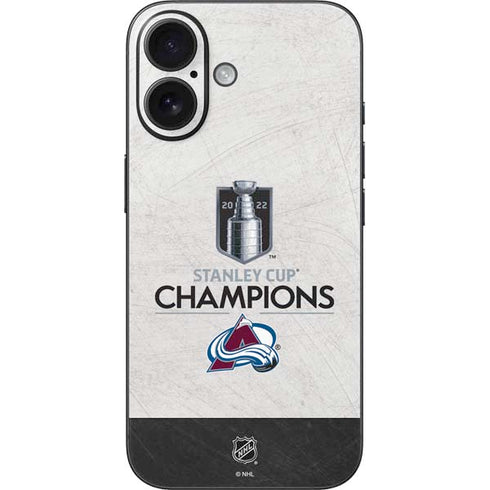 NHL 2022 Stanley Cup Champions Avalanche iPhone 16 Skin