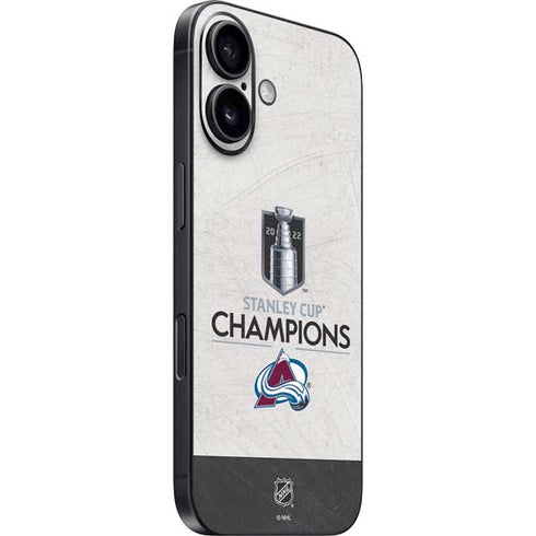NHL 2022 Stanley Cup Champions Avalanche iPhone 16 Skin