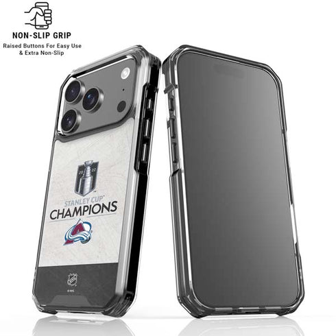 NHL 2022 Stanley Cup Champions Avalanche iPhone 18 Pro Clear Case