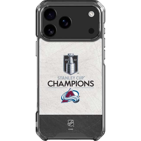 NHL 2022 Stanley Cup Champions Avalanche iPhone 18 Pro Max Clear Case