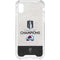 NHL 2022 Stanley Cup Champions Avalanche iPhone XS Clear Case
