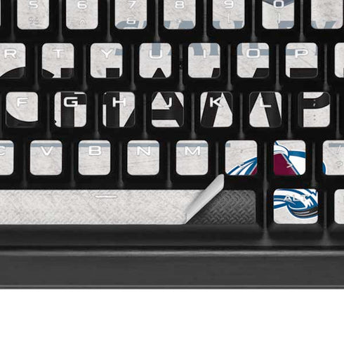 NHL 2022 Stanley Cup Champions Avalanche K95 RGB PLATINUM Mechanical Gaming Keyboard Skin