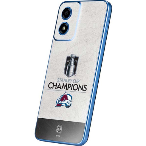 NHL 2022 Stanley Cup Champions Avalanche Moto G Play 4G (2024) Skin