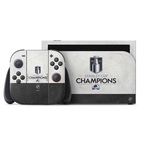 NHL 2022 Stanley Cup Champions Avalanche Nintendo Skins