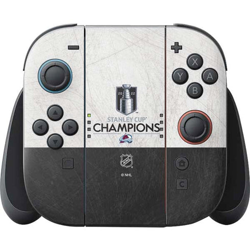 NHL 2022 Stanley Cup Champions Avalanche Nintendo Skins