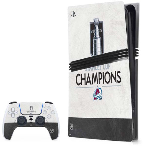 NHL 2022 Stanley Cup Champions Avalanche PS5 Pro Bundle Skin