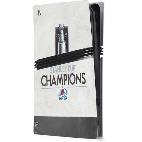 NHL 2022 Stanley Cup Champions Avalanche PS5 Pro Console Skin