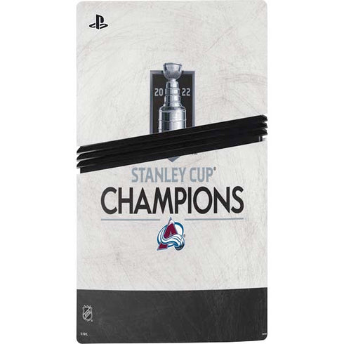 NHL 2022 Stanley Cup Champions Avalanche PS5 Pro Disk Console Skin
