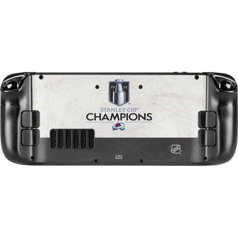 NHL 2022 Stanley Cup Champions Avalanche Steam Deck Handheld Gaming Computer Skin