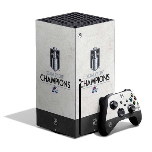 NHL 2022 Stanley Cup Champions Avalanche Xbox Series X Bundle Skin