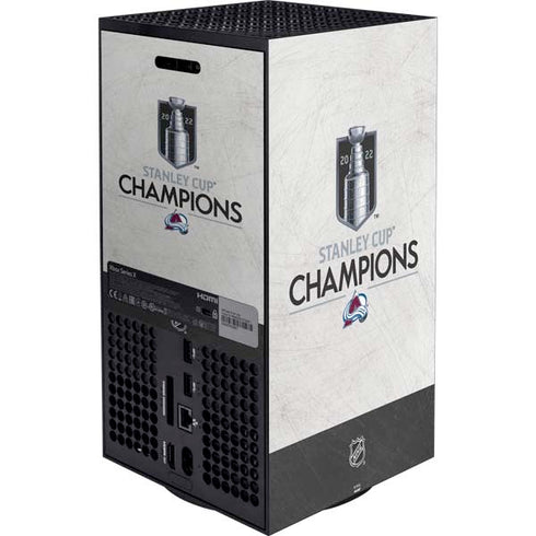 NHL 2022 Stanley Cup Champions Avalanche Xbox Series X Bundle Skin