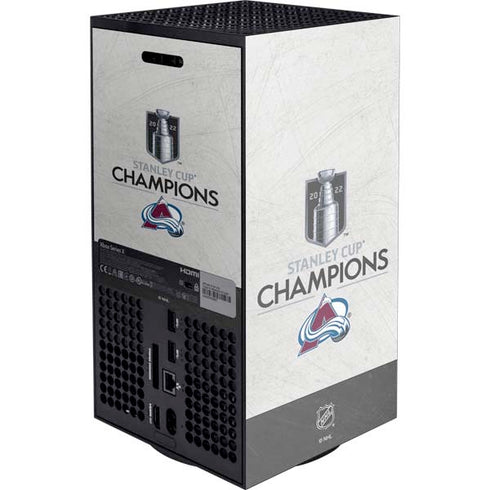 NHL 2022 Stanley Cup Champions Avalanche XBox Series X Digital Edition Console Skin
