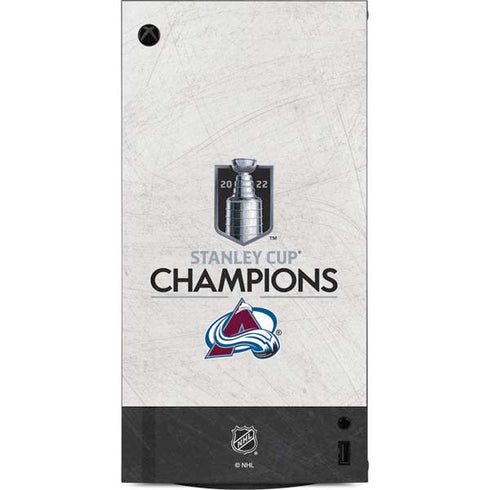 NHL 2022 Stanley Cup Champions Avalanche XBox Series X Digital Edition Console Skin
