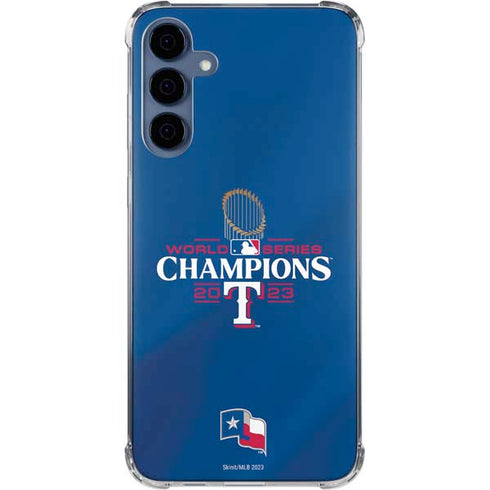 2023 World Series Champions Texas Rangers Galaxy A55 5G Clear Case