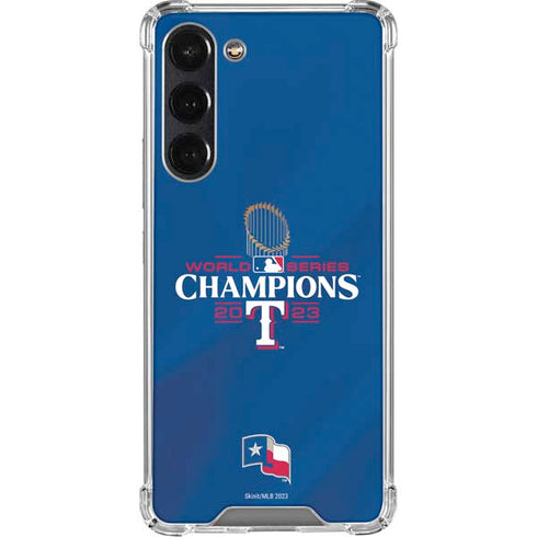 2023 World Series Champions Texas Rangers Galaxy S24 FE Clear Case
