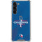 2023 World Series Champions Texas Rangers Galaxy S24 FE Clear Case