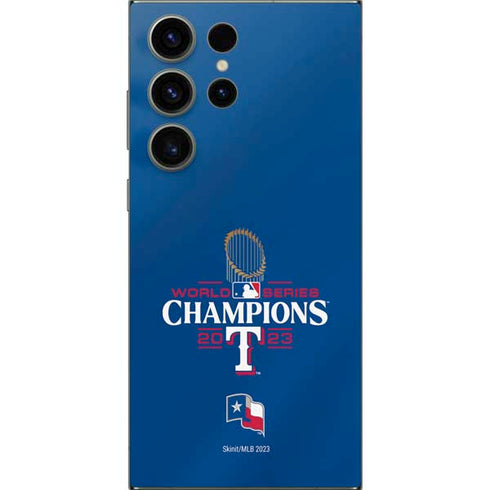 2023 World Series Champions Texas Rangers Galaxy S25 Ultra Skin