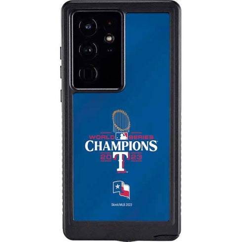 2023 World Series Champions Texas Rangers Galaxy S24 Ultra Waterproof Case