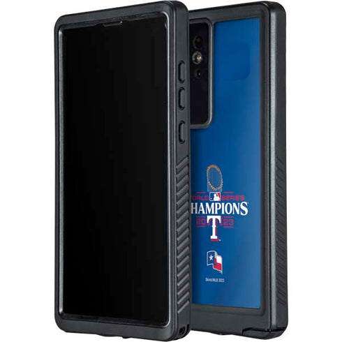 2023 World Series Champions Texas Rangers Galaxy S24 Ultra Waterproof Case