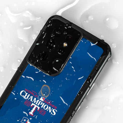2023 World Series Champions Texas Rangers Galaxy S24 Ultra Waterproof Case