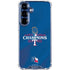 2023 World Series Champions Texas Rangers Galaxy S25 Plus Clear Case